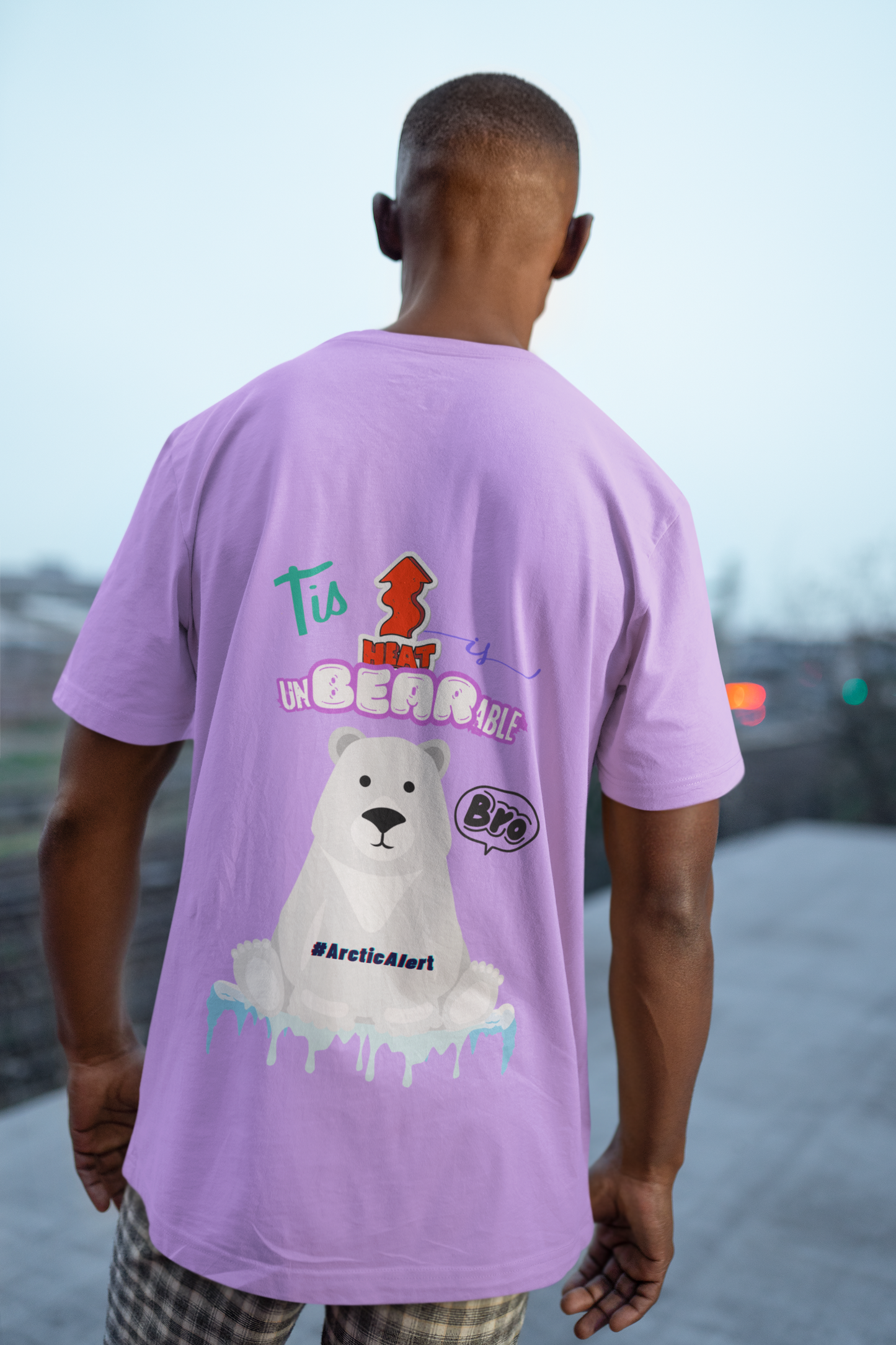 Tis Heat is Unbearable bro- Oversize Fit