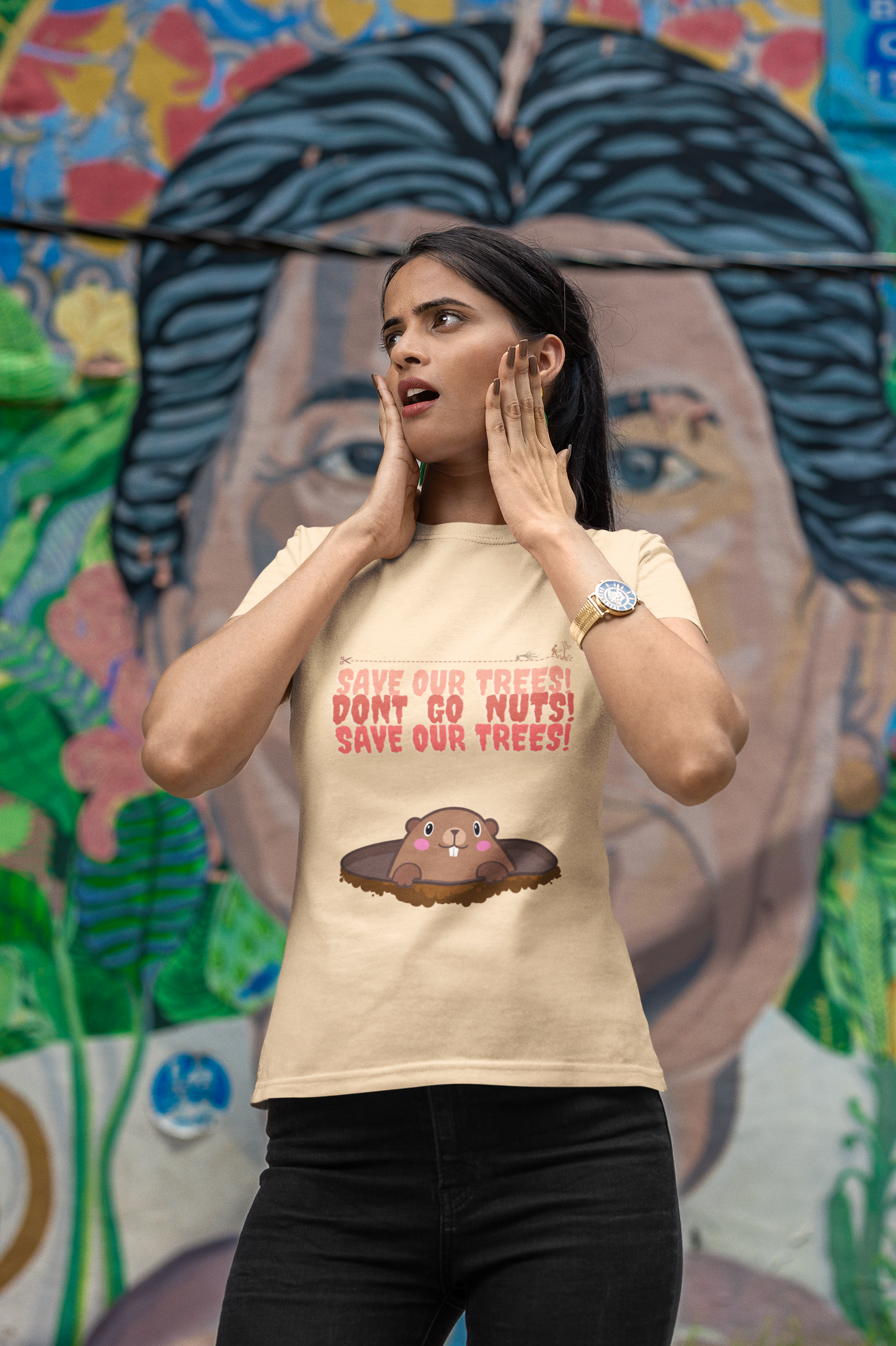 Don't go Nuts, Save our trees - Regular Fit