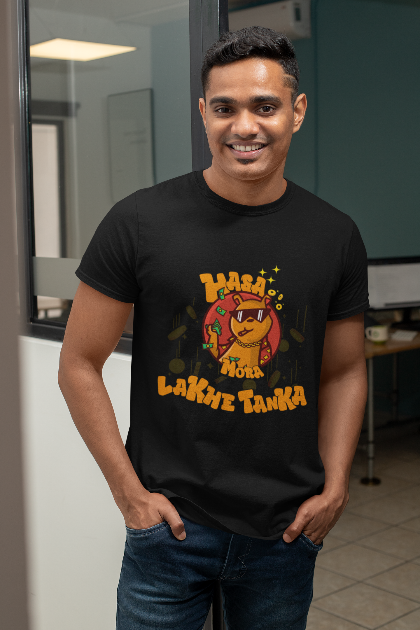 Hasa mora Lakhe Tanka- Regular Fit