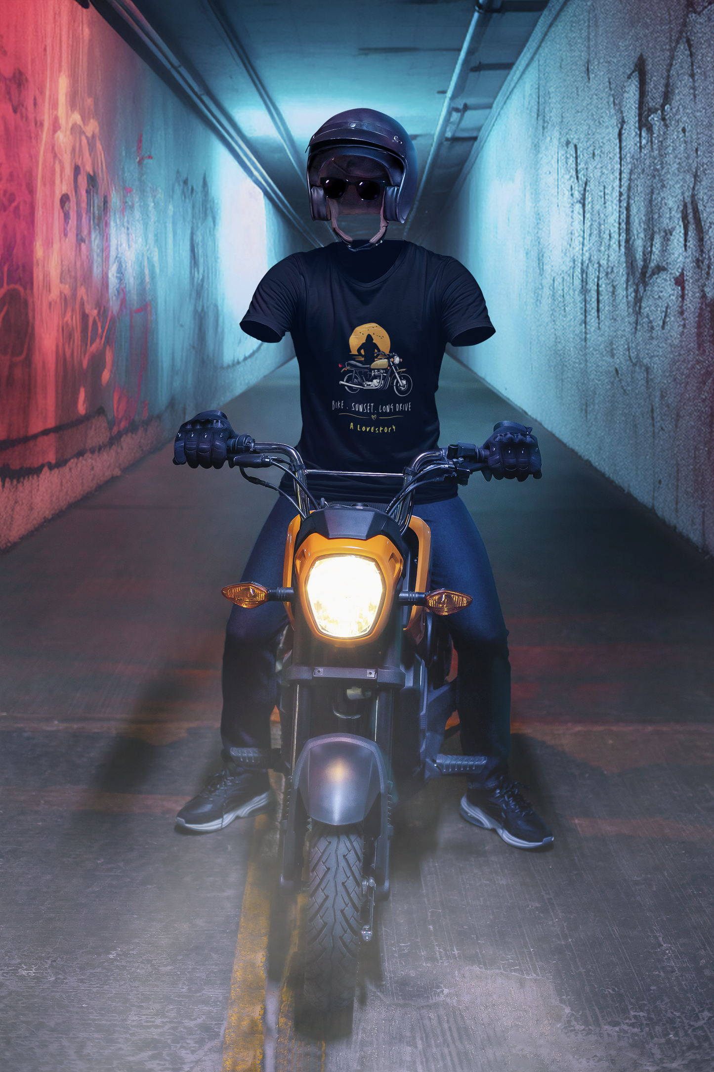 Bike, Sunset, Long Drive, A Lovestory - Regular Fit