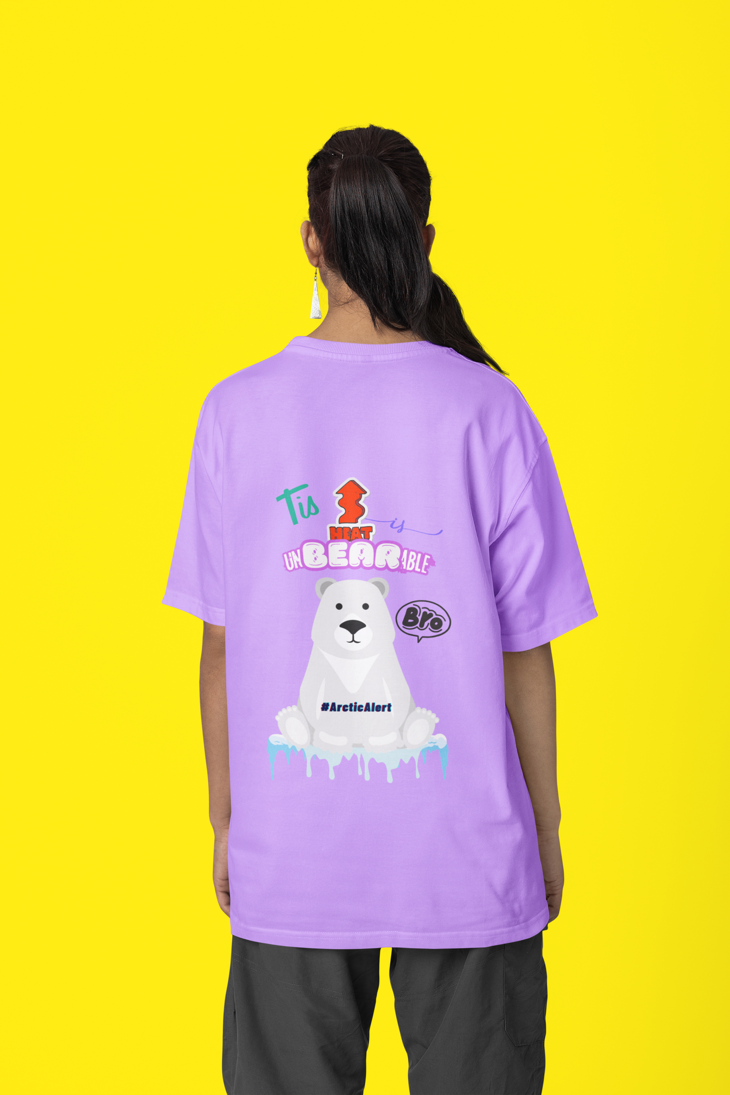 Tis Heat is Unbearable bro- Oversize Fit