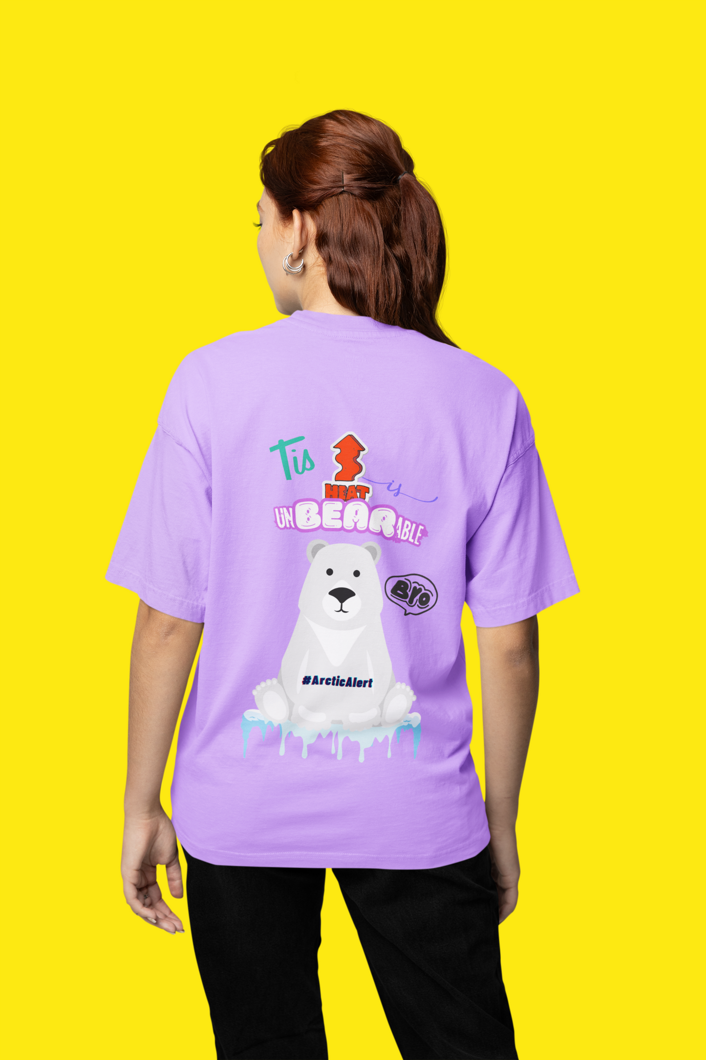 Tis Heat is Unbearable bro- Oversize Fit