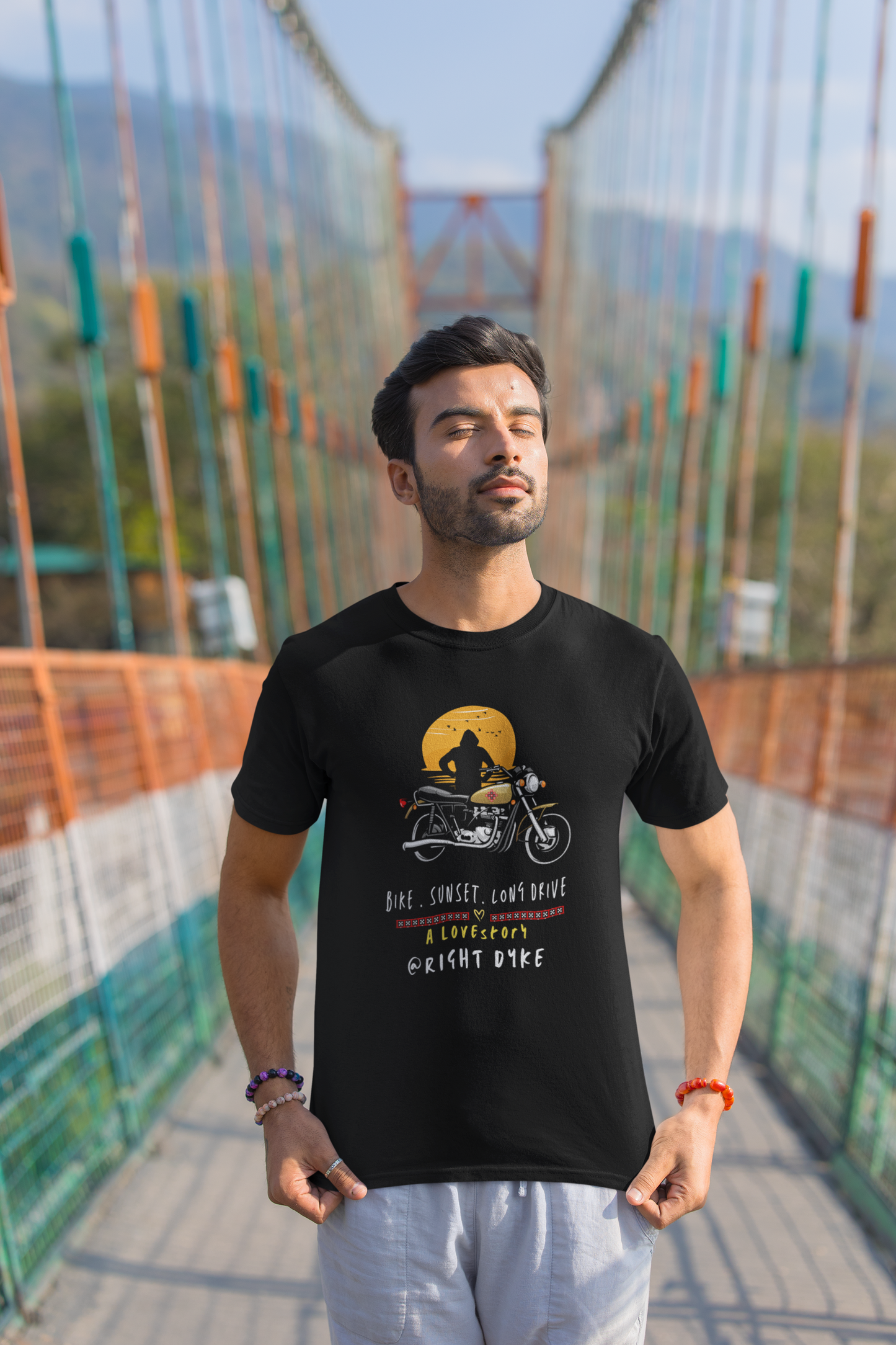 Bike, Sunset, Long Drive@Right Dyke - Regular Fit