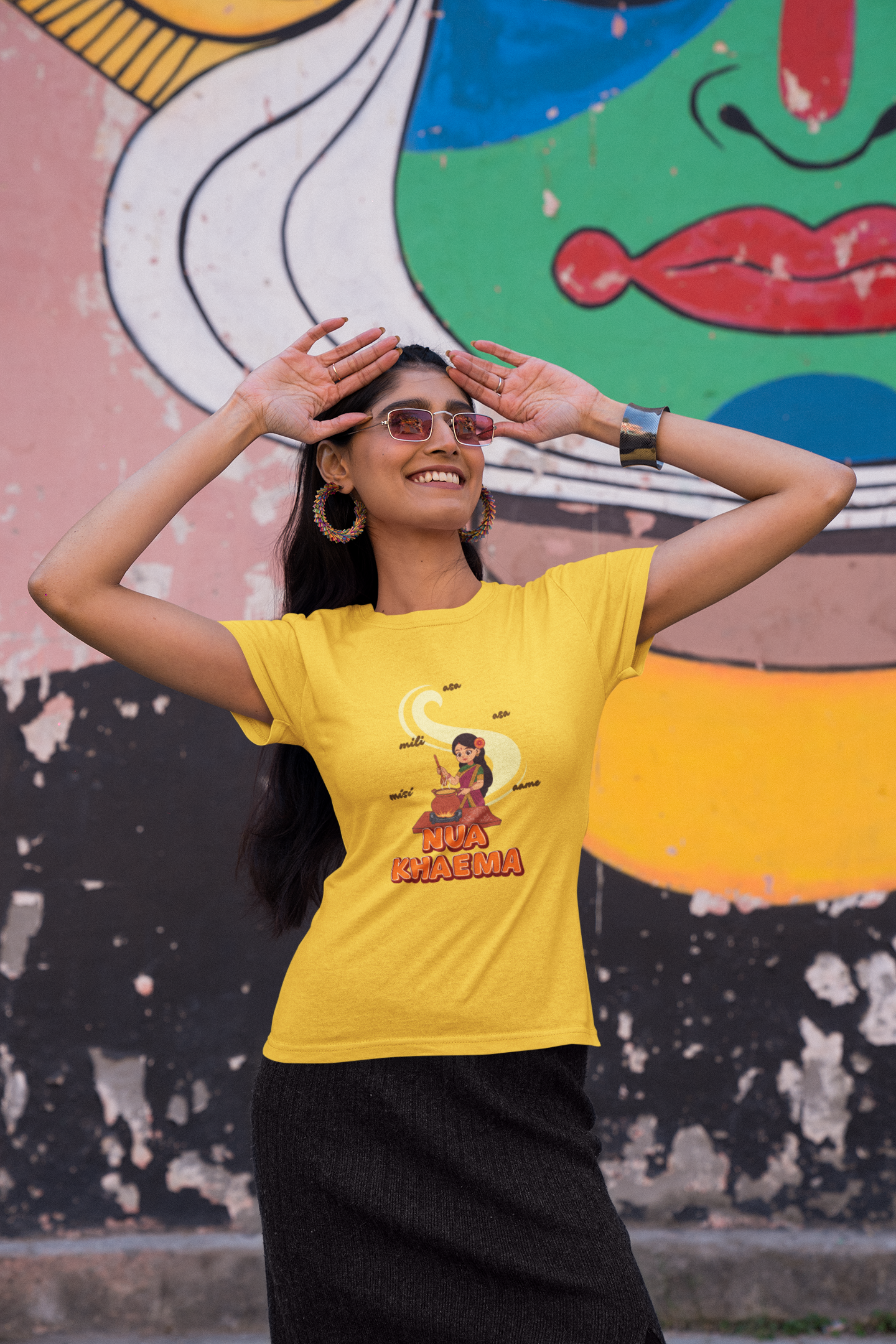 Asa Asa Ame Mili Misi Nua Khaema- Regular Fit