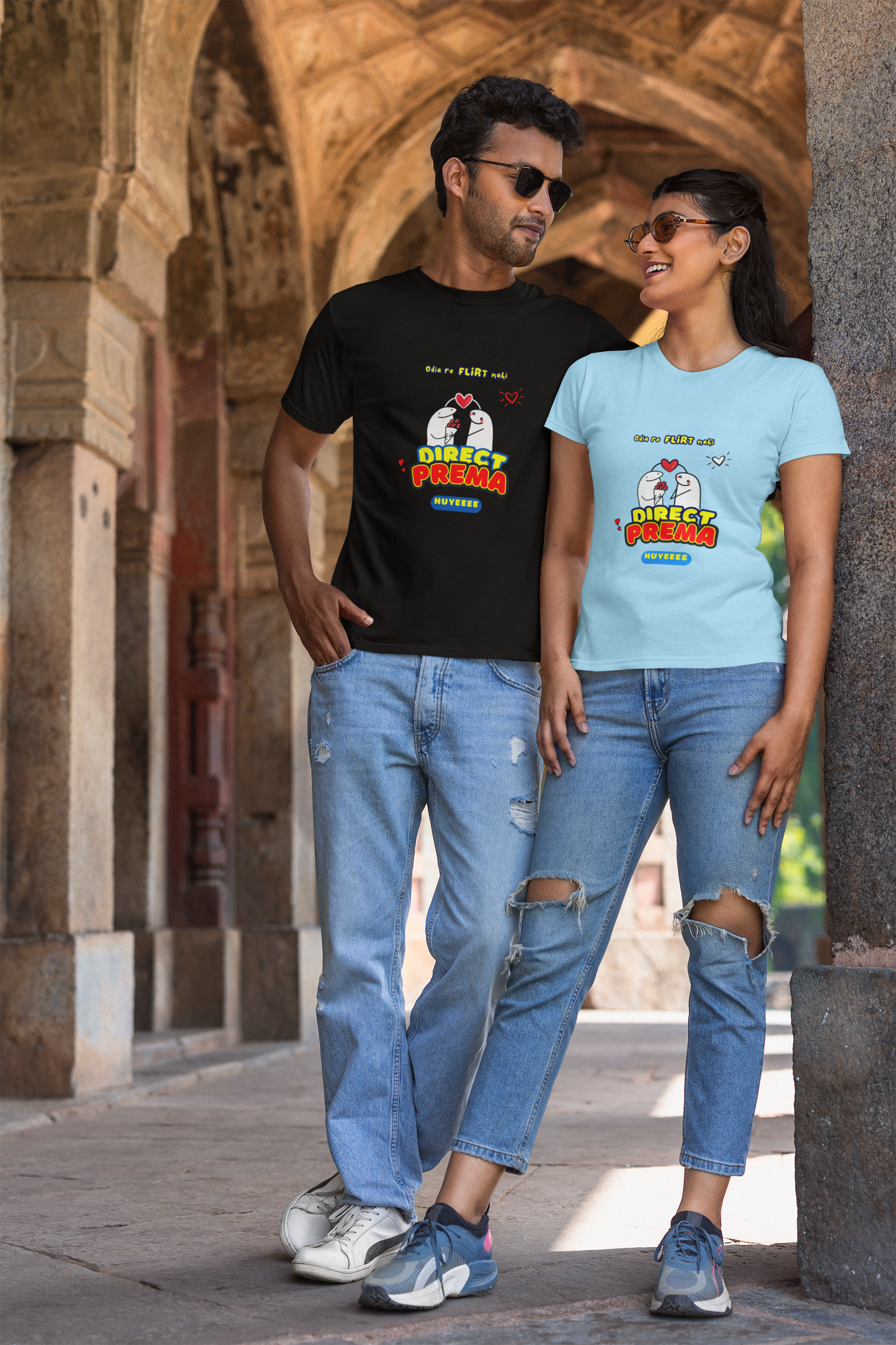 Odia re Flirt nahi direct Prema huye- Regular Fit