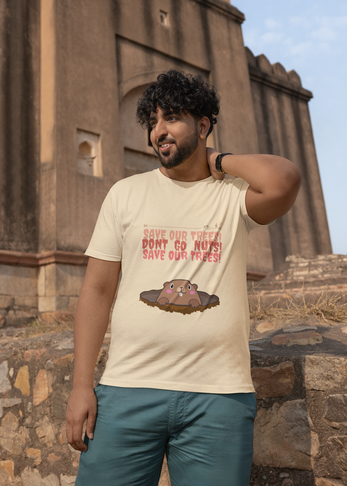 Don't go Nuts, Save our trees - Regular Fit