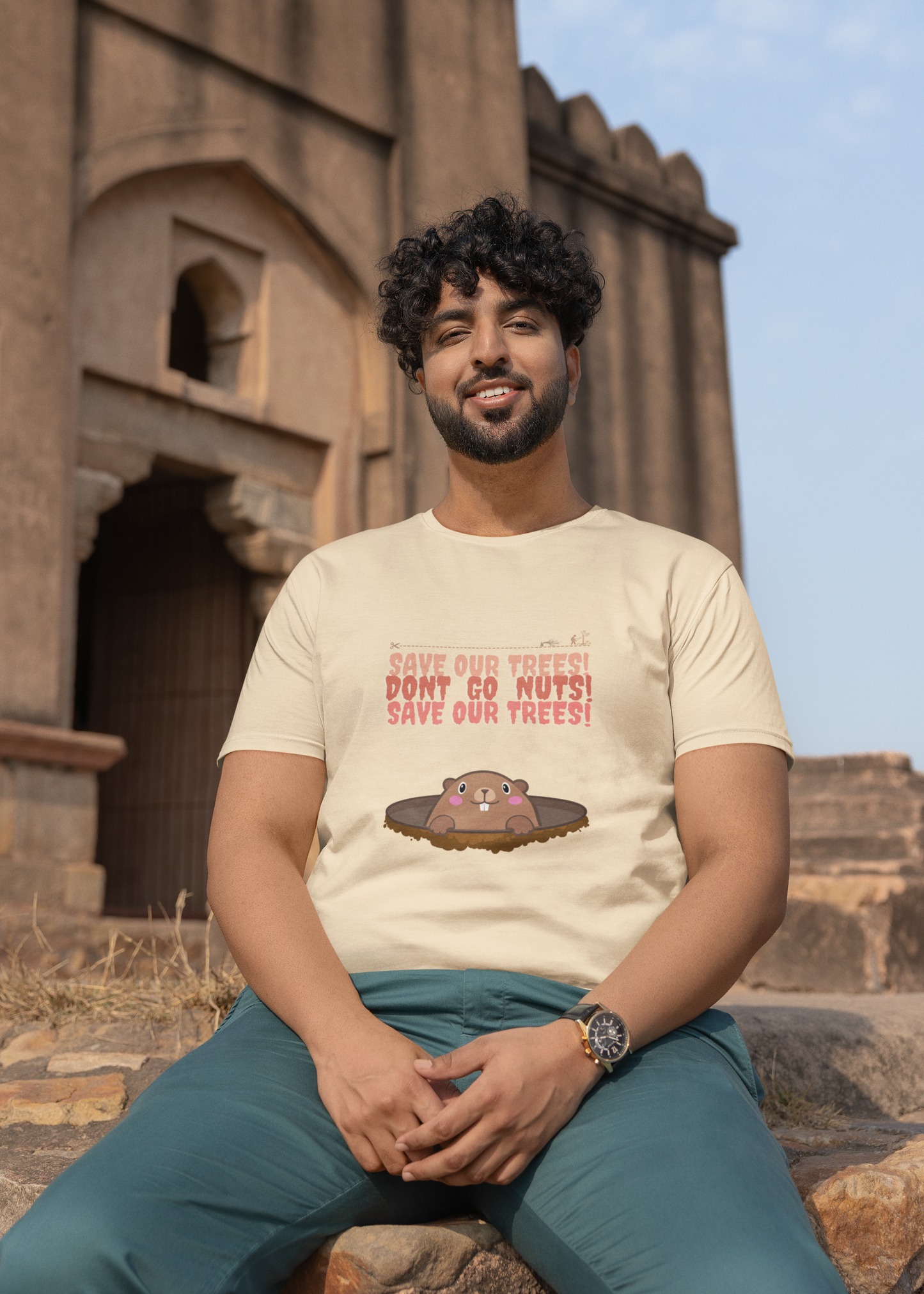 Don't go Nuts, Save our trees - Regular Fit